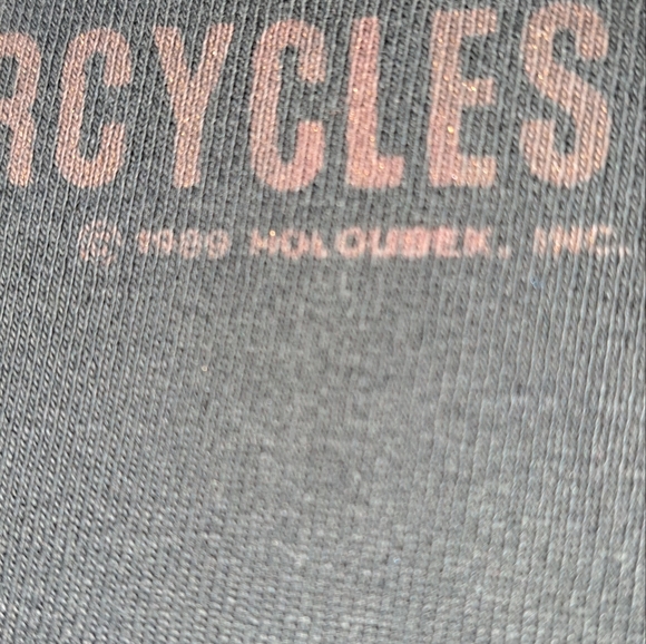 Vintage 1989 women's Harley Davidson shoulder less long sleeve - Picture 4 of 16